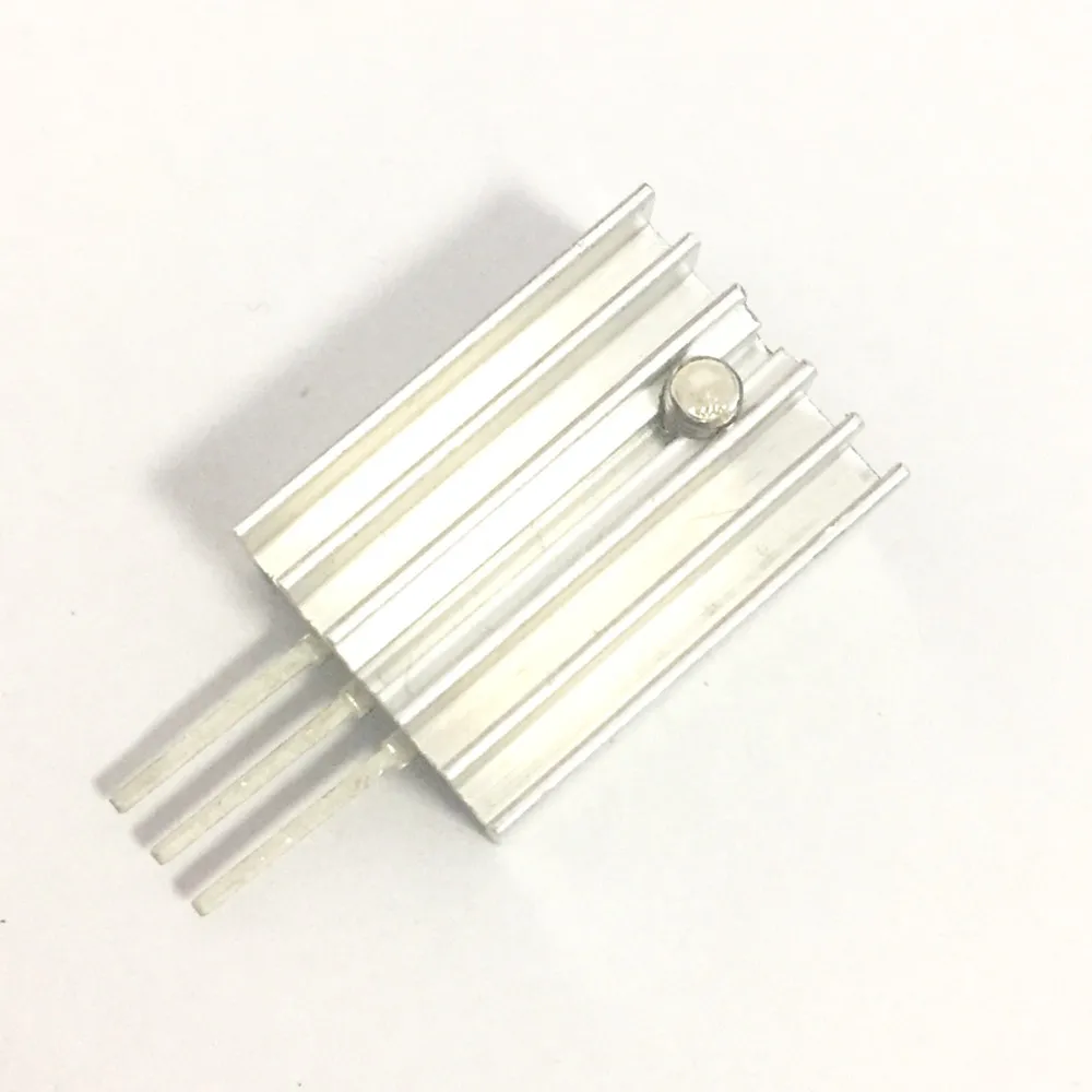 100 個アルミに 2 ヒートシンクにネジで 2 冷却ヒートシンク L7805 ため Lm337 三極管トランジスタクーラー Ic チップラジエーター Aluminum Heatsink Aluminium Taluminum Cooling Heatsinks Aliexpress