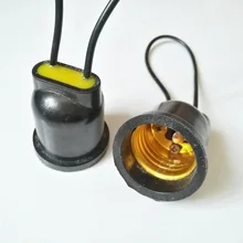 Пластик Водонепроницаемый E27 держатель Гнездо Светодиодный патрон x10