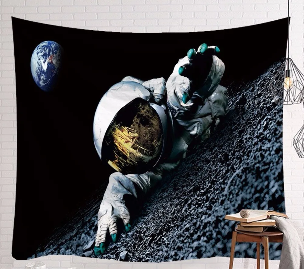 

CAMMITEVER Astronaut Space Wall Hanging Tapestries Hippie Bohemian Decorative Wall Carpet Yoga Mats Drop Shipping Dorm Decor
