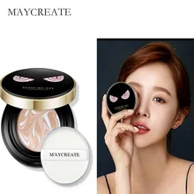 MayCreate BB крем на воздушной подушке, увлажняющий тональный крем, макияж, корейский отбеливающий водный порошок, крем для лица, красота, макияж