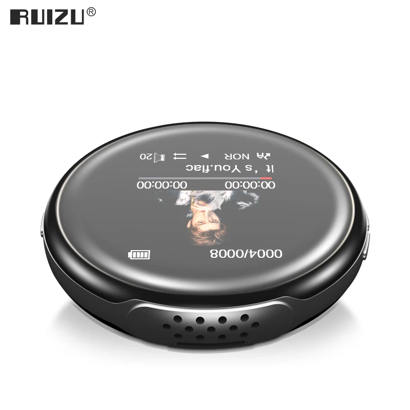 

New Round Bluetooth MP3 Player Built-in Speaker with FM E-book Sound record Video MINI Sport Music Player