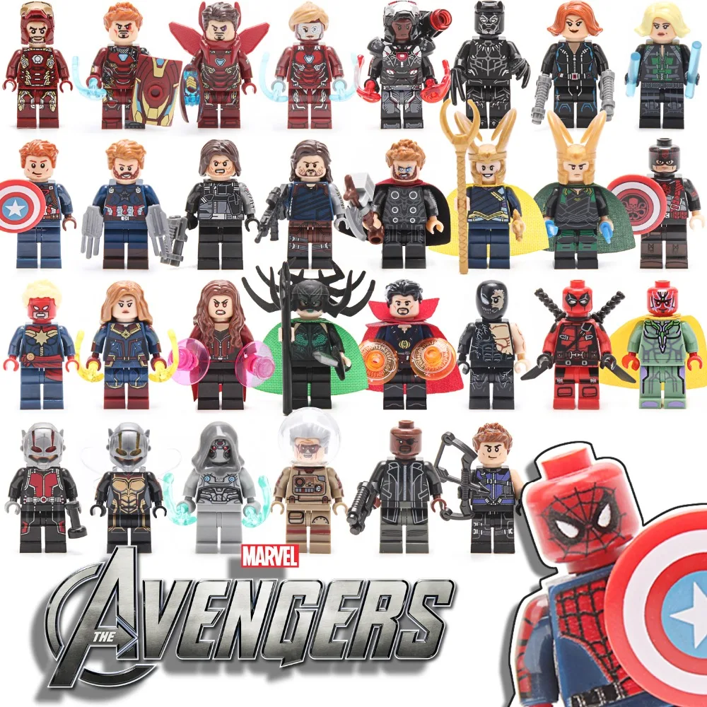 Infinity War Avengers Minifigures Thanos Building Blocks 