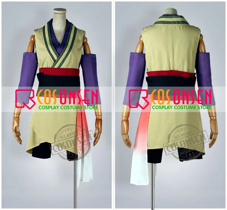 Косплей ONSEN Hakuouki Toudou Heisuke Косплей Костюм Полный комплект все размеры 2 стиля
