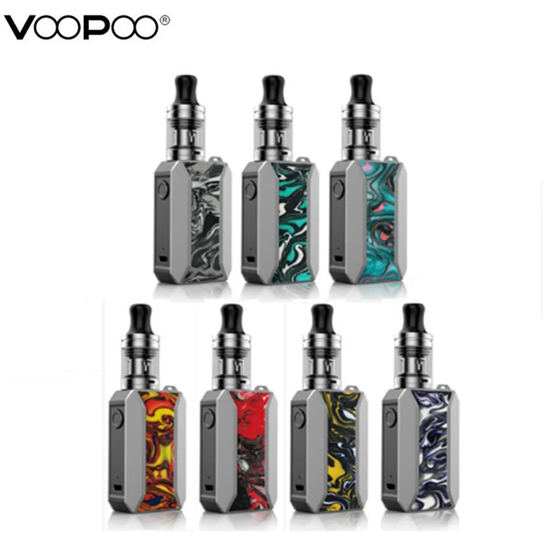 Оригинал VOOPOO DRAG Baby Trio Vape комплект w 1500 mAh батарея Drag Mod 1 8 мл Танк и PnP спиральная