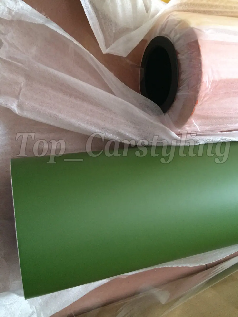 Army Green Matte Vinyl Wrap Film MATT Car Wrap With Air Bubble Free Matte military Foile For Vehicle Graphic  (3)