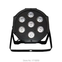 Fast Shipping Super Bright LED Par RGB SlimPar Tri 7x9W LED Stage Wash Lighting for Wedding Concert Parties DJ
