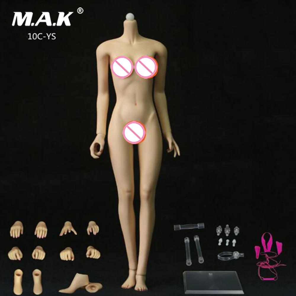 In Stock Collectible POPTOYS Modified Version 92003/92004 Xing 1/6 Female Body 12'' Flexible Action Figure Doll Suntan/Pale Skin