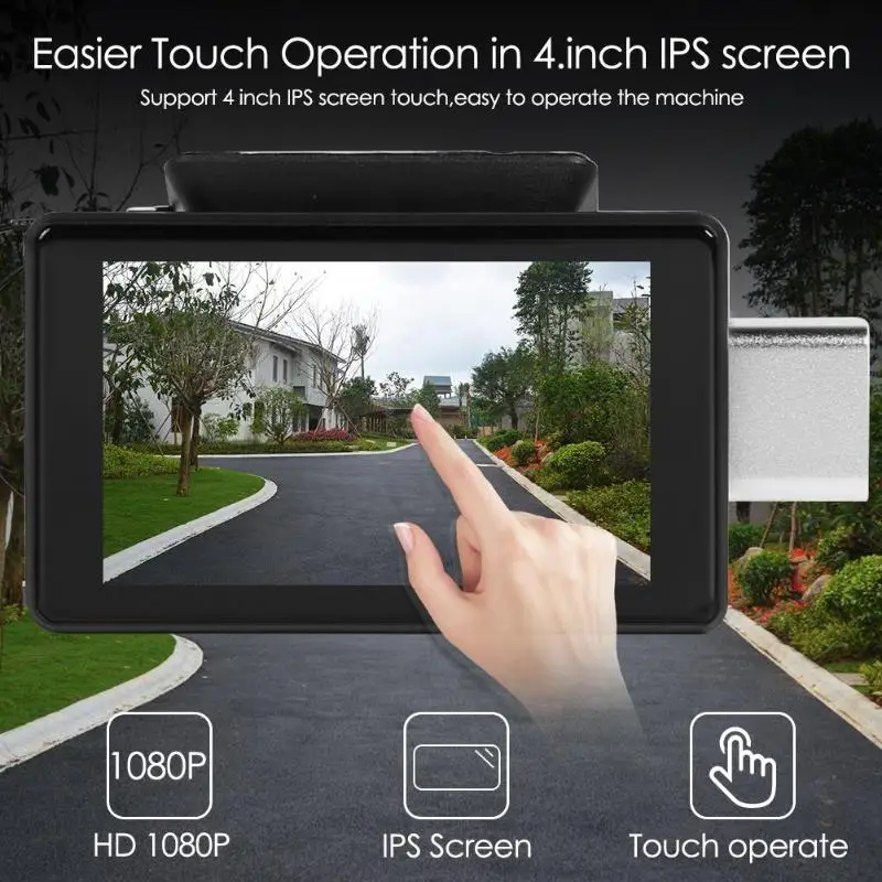 T4 3g Автомобильный видеорегистратор Камера 4,0 дюймов Wifi ips 1080 P dvr камера G-SensorRecorder