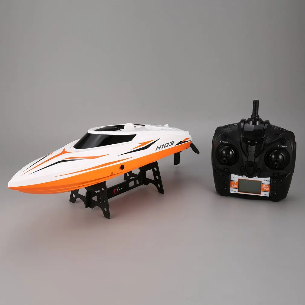 H102 H106 H105 RC قارب سرعة عالية سباق 28 km/h التحكم عن بعد قارب 180 الوجه مع LCD الشاشة كما هدية ل ألعاب أطفال طفل