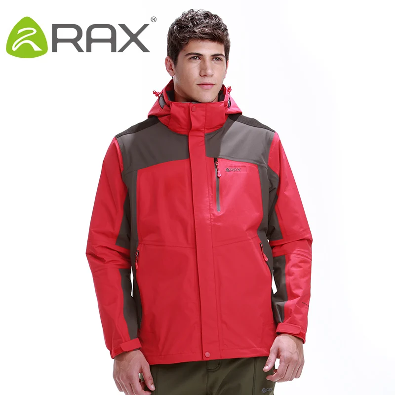 

Rax Hiking Jackets Men Waterproof Windproof Warm Hiking Jackets Winter Outdoor Camping Jackets Thermal Coat 44-1A029