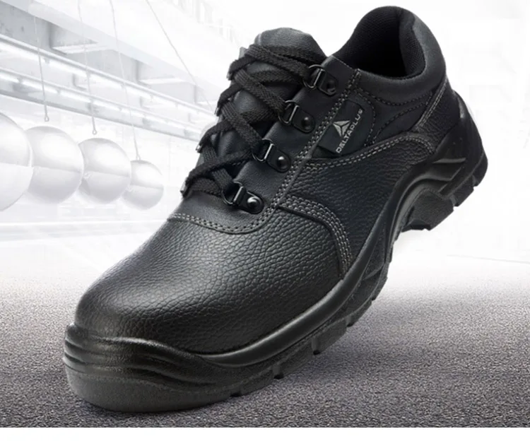 Deltaplus Safety Shoes Breathable Cowhide Leather Anti-smashing Labor Shoes Boots Non-slip Anti-static Protective Footwear (1)
