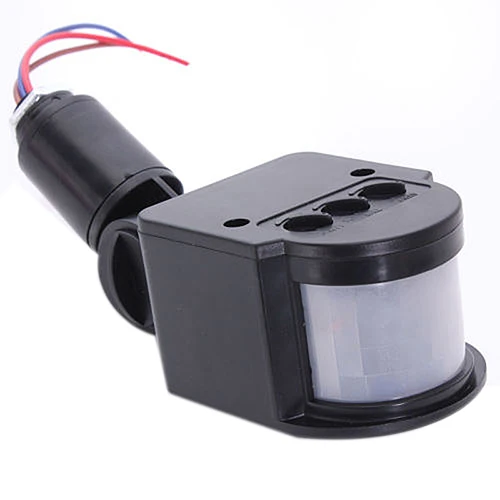 

DHDL-LED Security Light Infrared PIR Motion Sensor detector outdoor wall Lamp Black