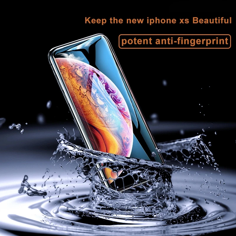 Aoxin 9D полное покрытие Защита экрана для iPhone 6 6S 7 8 Plus X XR Xs 11 Pro Max защитная 3D мягкая