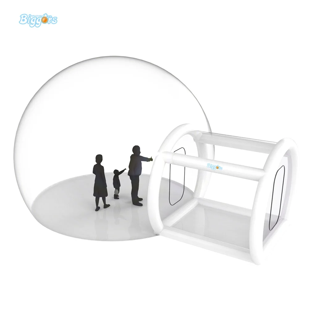 Giant Outdoor Single Tunel Customized Size Inflatable Bubble Tent Transparent Tent For Camping Giant Outdoor Single Tunel Customized Size Inflatable Bubble Tent Transparent Tent For Camping