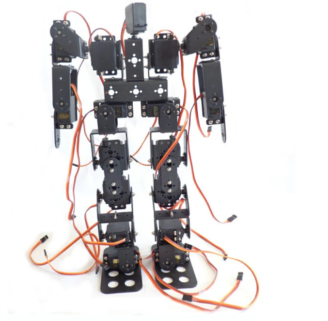 

17DOF Biped Robotic Educational Robot Humanoid Robot Kit Servo Bracket with Remote Controller F17327