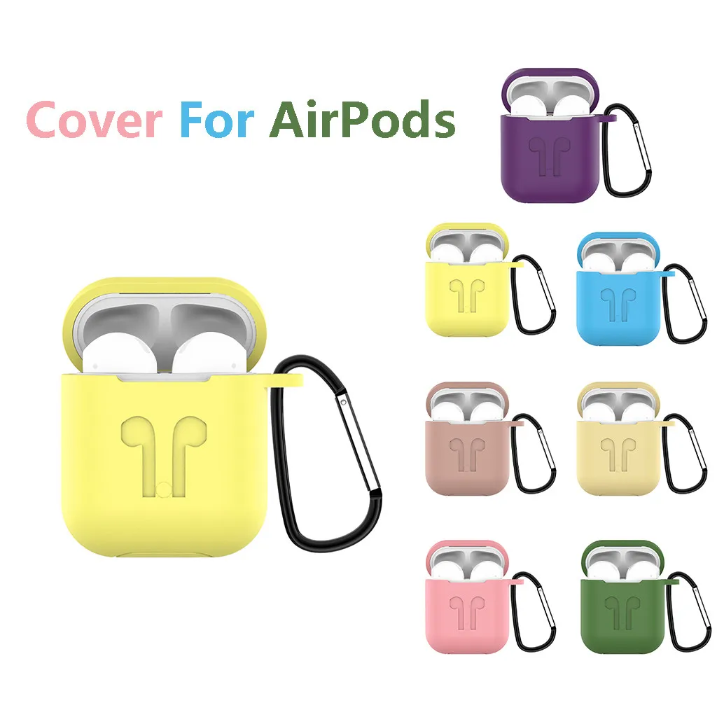 

Silicone Anti-lost Protective Cover Smart Skin Case for Apple2 with Ear Hook Genuine AppleUltra Thin N