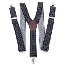 Европейские и американские модные мужские эластичные кожные подтяжки FY18102304