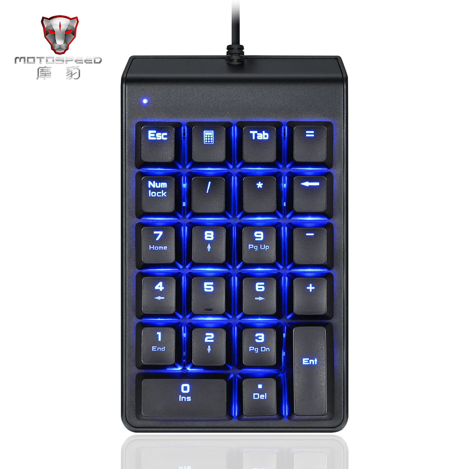 

motospeed K22 Mini Mechanical Numeric Red Switch Wired Backlight Gaming Keypad mechanical keyboard rgb Numeric Keyboard new A30