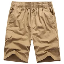 5XL мужские летние уличные Шорты хлопковые свободные пляжные барбекю походные Большие размеры короткие брюки мужские рабочие брюки карго