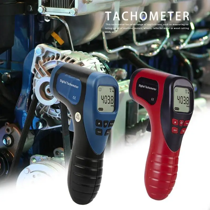 

TL-900 Non-contact Laser Digital Tachometer Speed Measuring Instruments Mearsuring Gun Automatic Measure Digital Tachometer