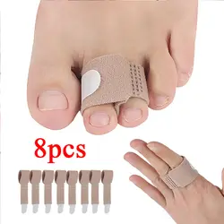 8 шт Скоба для пальцев фиксатор для артрит травмированного пальца, также используется в качестве носком обертывания выпрямитель для