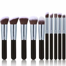 Superior Pro 10 Pcs/Set Cosmetic Black Golden Make Up Brush Set kit For Women’s Toiletry Makeup Brush Eyeshadow Set Makeup Tools