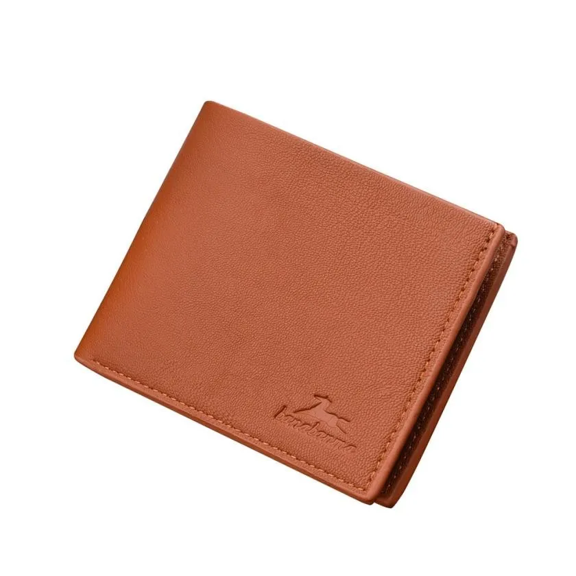 

Men Wallets PU Leather Vintage Open Lichee Pattern Multi Card Position Wallet Men Brand Fashion Design Carteira Masculina #Z