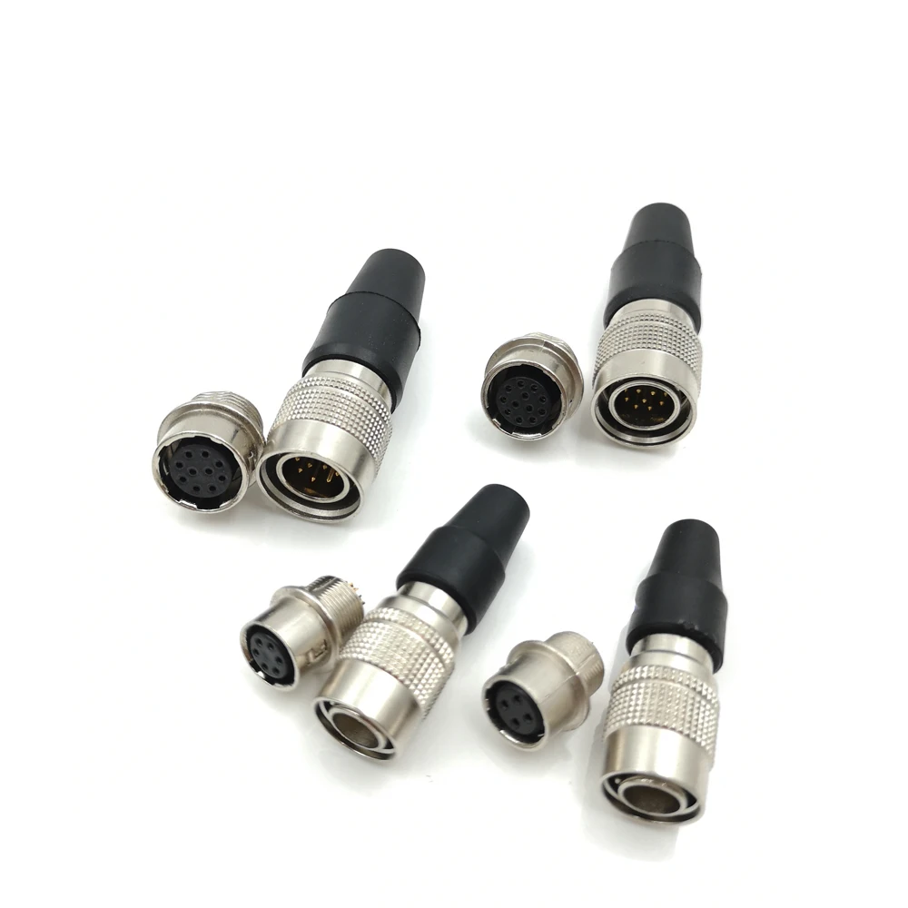 Hirose HR 10A 4 6 10 12 контактный штекер и гнездо для CCD камеры фото красный разъем питания