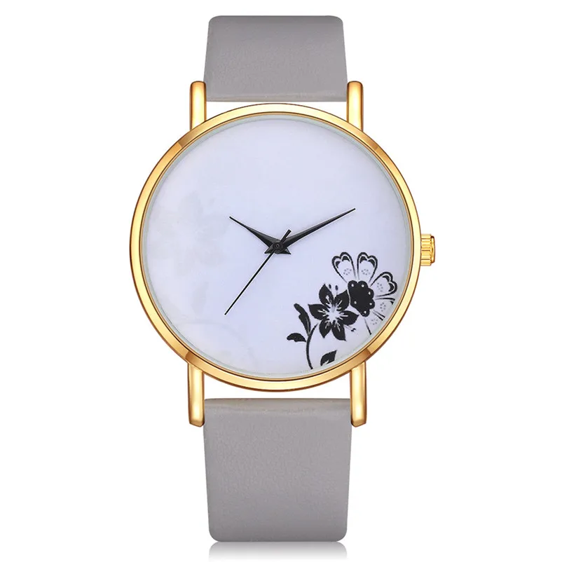 Women's watches brand luxury fashion ladies watch Casual Quartz Leather Band Watch Analog Wrist Watch clock Reloj mujer J06#N (6)
