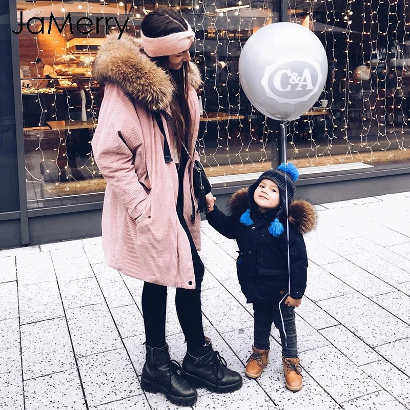 Jamerry искусственного меха с капюшоном Вельветовая куртка пальто женские теплые