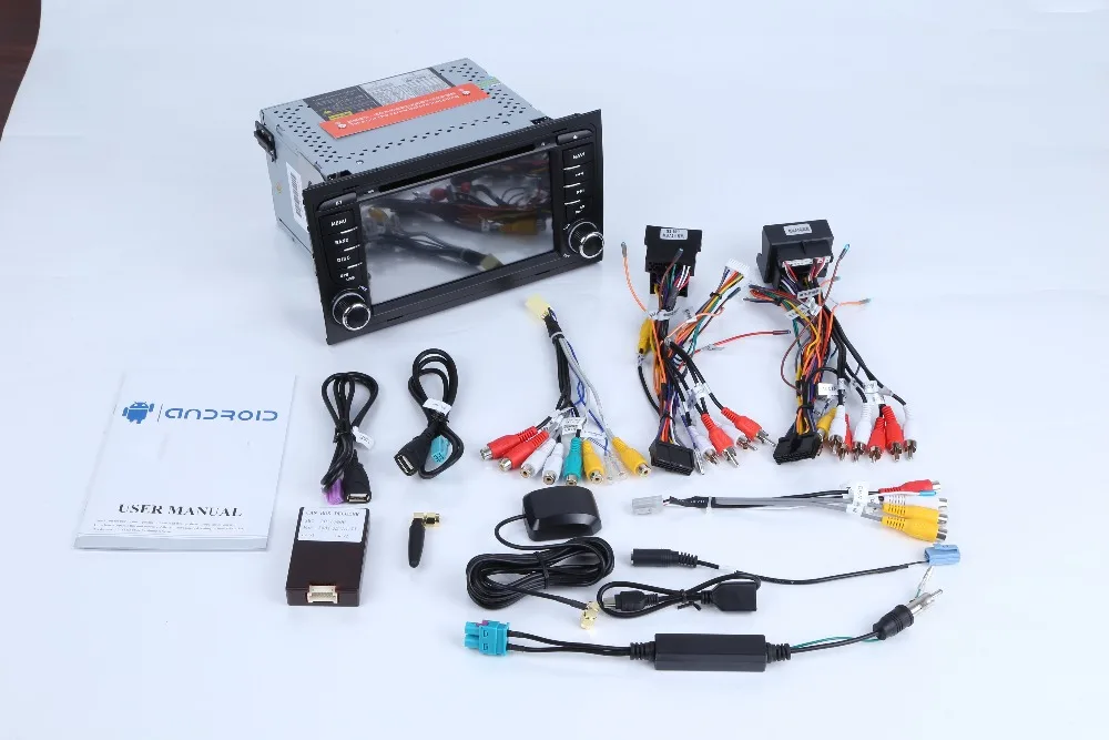 Best HIFIF Android 8.0 Two Din 7 Inch CarDVD Player For Audi/A4/S4 2002-2008 Octa Cores 4G RAM 32G ROM 4G WIFI Radio GPS Navigation 23