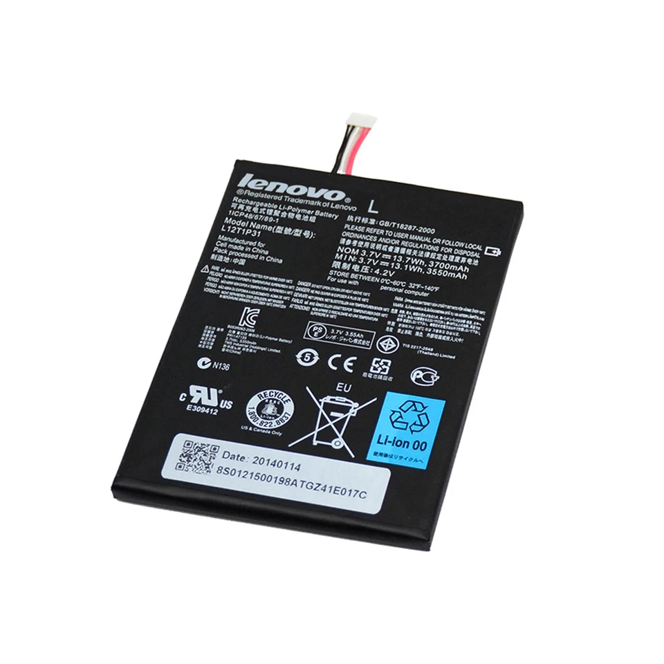 Original Battery L12t1p31 For Lenovo Ideatab 107 7 Tablet Akku With Repair Tools Mobile Phone Batteries Aliexpress