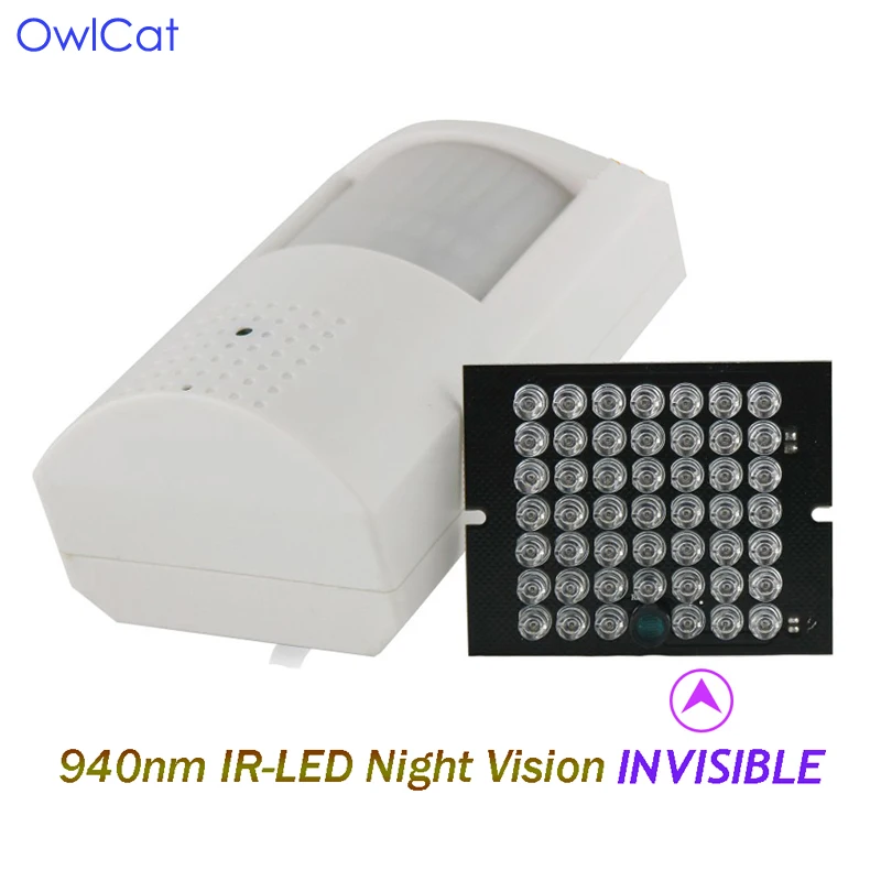OwlCat HD 1080P Surveillance Security AHD Camera 2.0mp Infrared Night Indoor AHD-H CCTV PIR Type AHD-H Invisible IR 940nm Video OwlCat HD 1080P Surveillance Security AHD Camera 2.0mp Infrared Night Indoor AHD-H CCTV PIR Type AHD-H Invisible IR 940nm Video