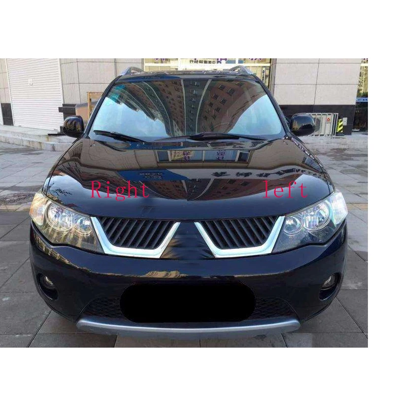 Для Mitsubishi Outlander EX передние фары стекло маска лампа крышка прозрачная маска маски 2007-2009