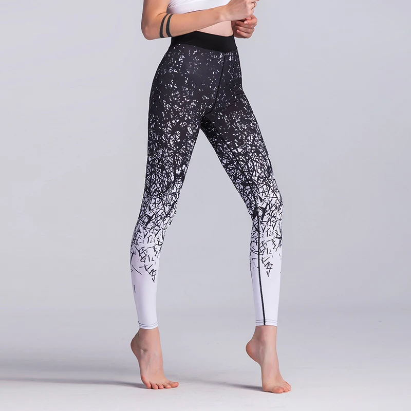Yoga Pants Women Sports Clothing Chinese Style Printed Yoga leggings Fitness Yoga Running Tights Sport Pants Compression Tights (4)