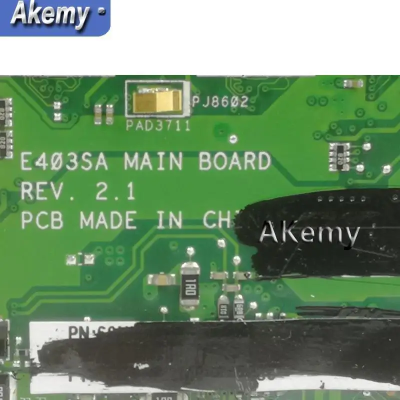  Akemy E403SA motherboard Für ASUS E403SA E403S mainboard arbeit 100% Test original N3700 4 kerne 4G
