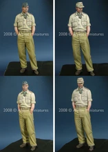 resin assembly Kits 1 35 WW2 German DAK general Unpainted Kit Resin Model Free Shipping