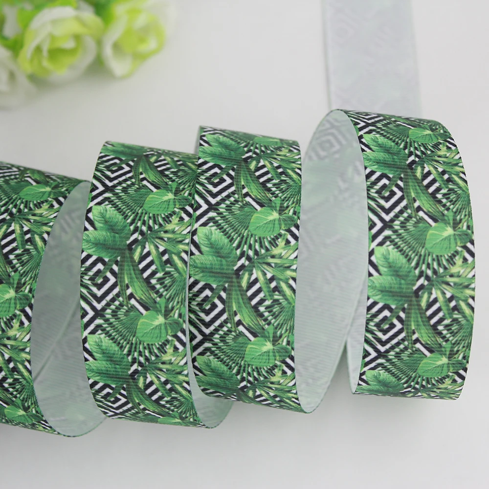 hawaii leaf print grosgrain ribbon (2)