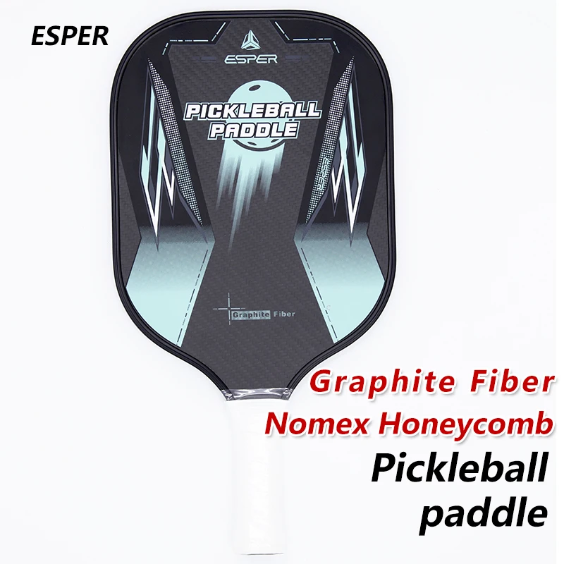 

Esper Pickleball Paddle Graphite Pickleball Paddle Nomex Honeycomb Graphite Carbon Fiber Face Lightweight For Professional