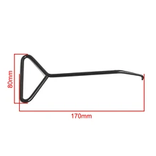 Nicecnc 17cm t-lidar com tubo de escape primavera gancho extrator pino cotter ferramenta de remoção de aço inoxidável universal para bicicletas da motocicleta