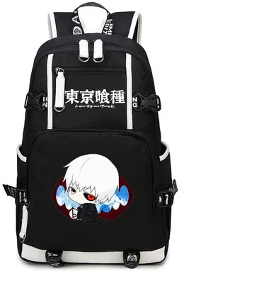 Рюкзак из аниме Kaneki Ken для косплея, школьная сумка из нейлона, дорожные сумки - Цвет: 18