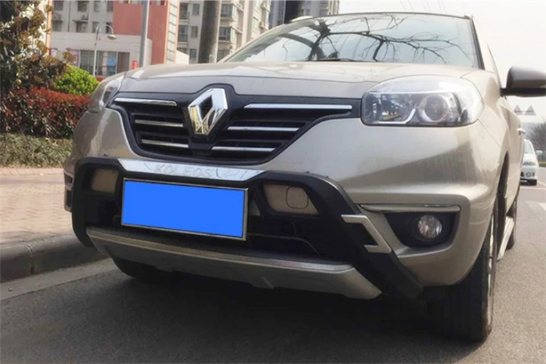 Jioyng для Renault Koleos. Передний+ задний бампер диффузор бамперы защита для губ противоскользящая пластина из нержавеющей стали