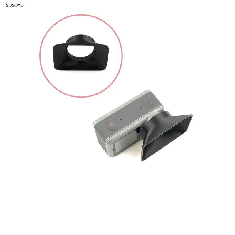 Lens Sun Hood for dji Osmo Action Camera Lens Cap Sunshade Protector  Cover For DJI OSMO ACTION Camera Accessories  (2)