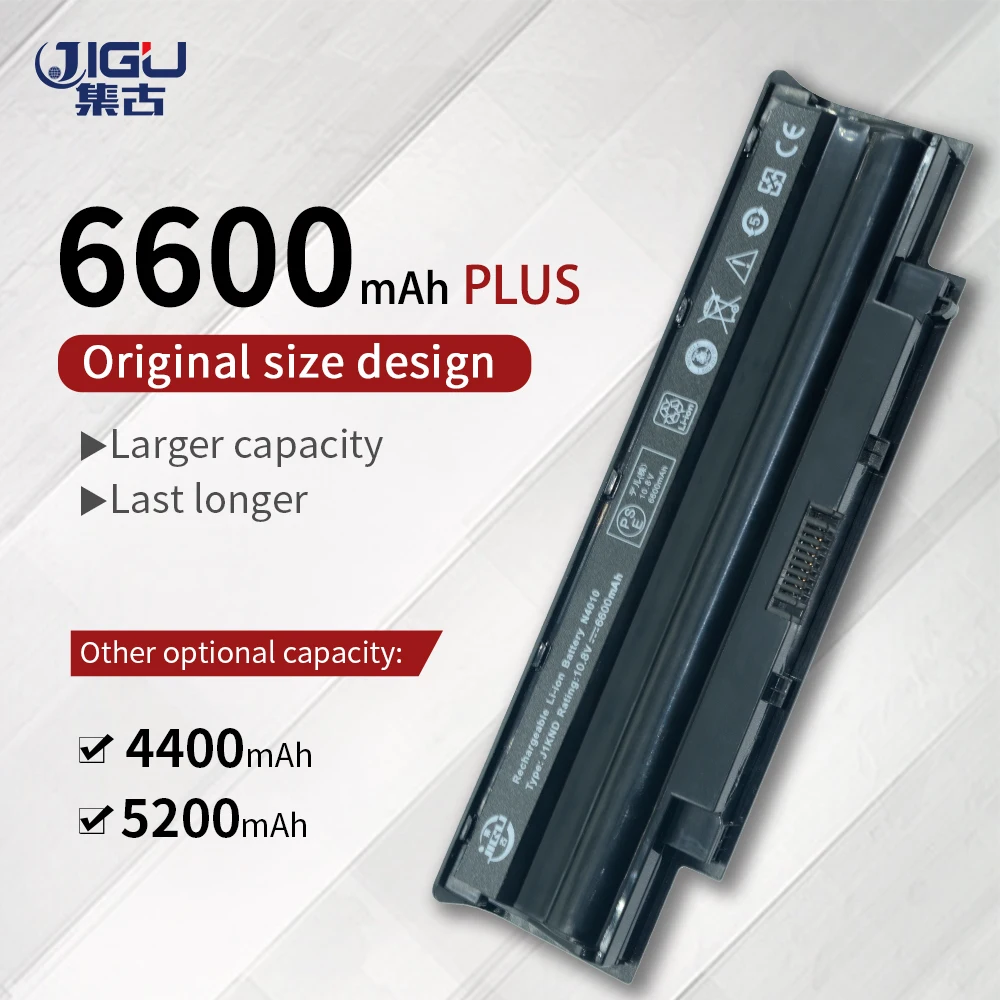 JIGU 6 ячеек Аккумулятор для ноутбука Dell Inspiron 14R N4010 N4010D 13R N3010D N7010 N5010 N3010 J1KND 312-0233 04YRJH |