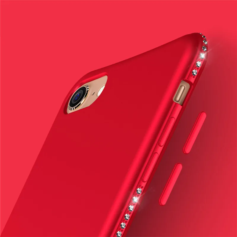 Алмазный силиконовый мягкий чехол для Samsung Galaxy S8 S9 Plus S7 Edge A3 A5 A7 J3 J5 J7 2016 2017 A6 A8 2018