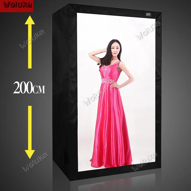 

DEEP BIG 2METER PHOTO TENT 6PCS LED PHOTOGRAPHY SOFT BOX KIT 200CM LED light Aluminium reflection fabric120X80X200CM CD50 T03MD1