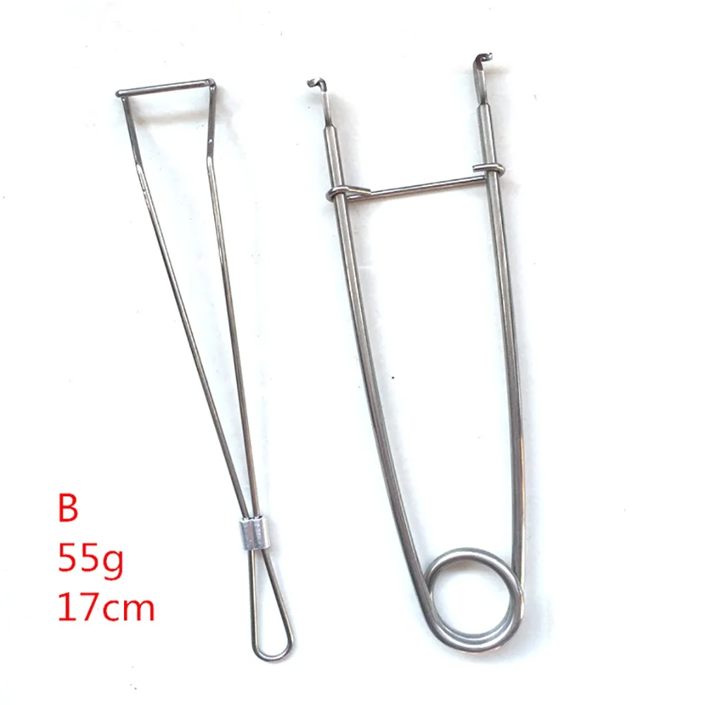 

TOPIND 5pcs Fish Mouth Opener Jaw Spreader Hook Remove Saltwater Fishing Tool Set Kit