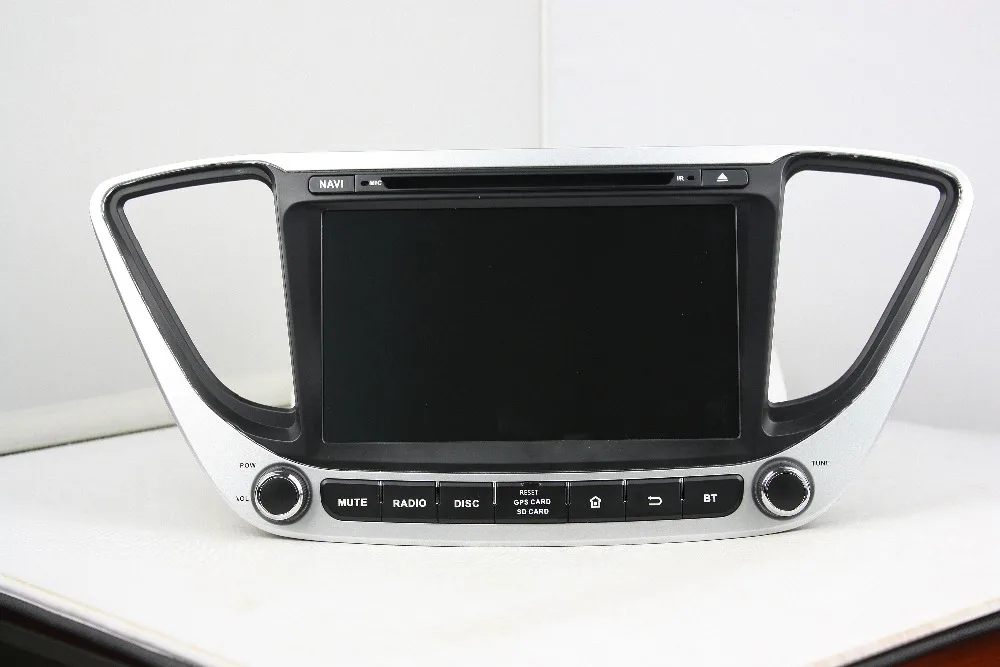 Cheap AHHDMCL Car Multimedia Player DVD Radio Stereo Audio GPS Navigation For Hyundai Verna 2016 2017 1