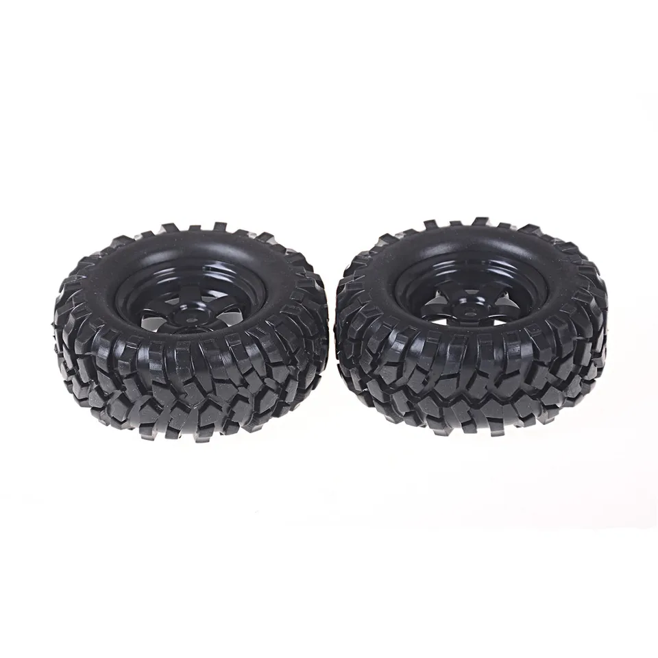 2pcs//lot 1.9/" Tires 96mm Wheel 12mm Hex Hub For RC 1:10 Rock Climbing Crawler/_ti