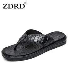 ZDRD Neuen art-männer marken Sommer Zu Fuß cor Flip-Flops cs Rutschfeste männer Bequeme schuh Softwalk Strand hausschuhe Sandale Hombre